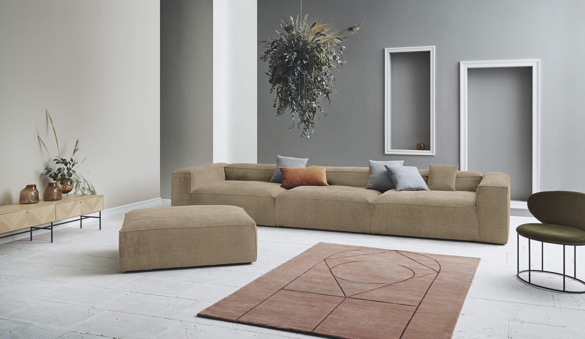COSIMA 2 units modular sofa - large