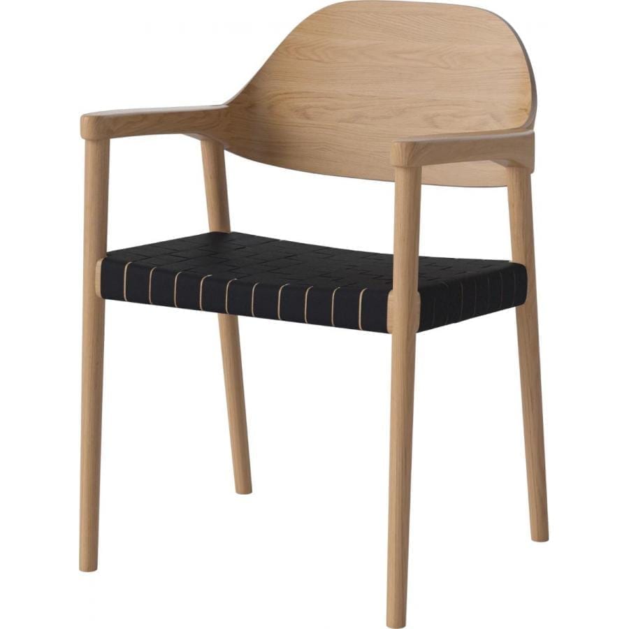 MEBLA Dining chair - oak/black-0