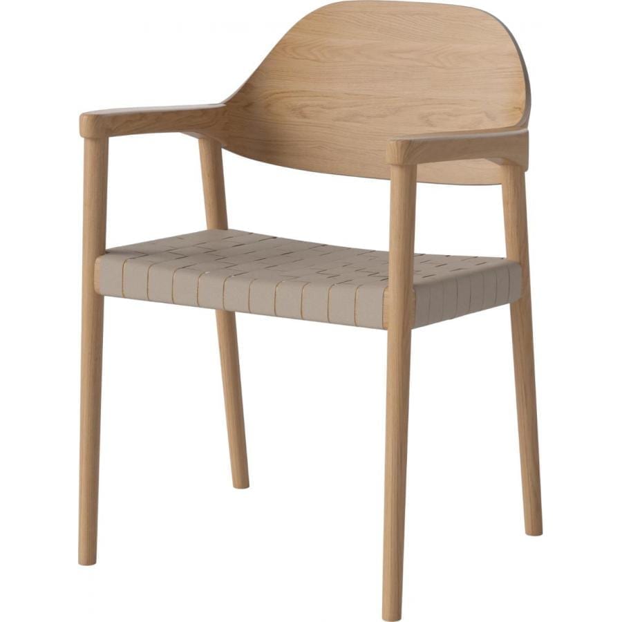 MEBLA Dining chair - oak/nature-0