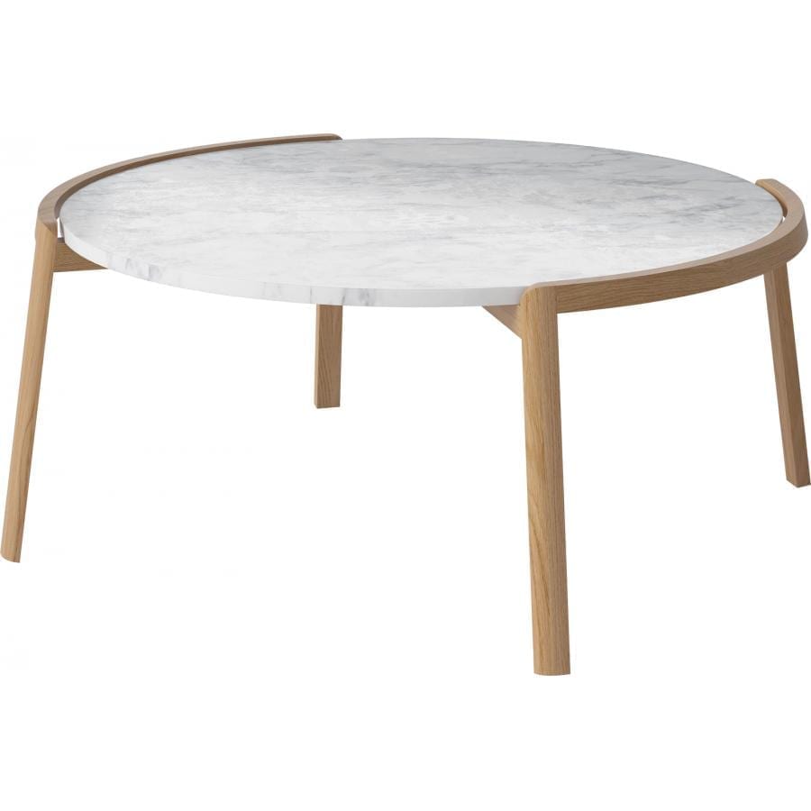 Mix coffee table - Large - White - Olied Oak-10741