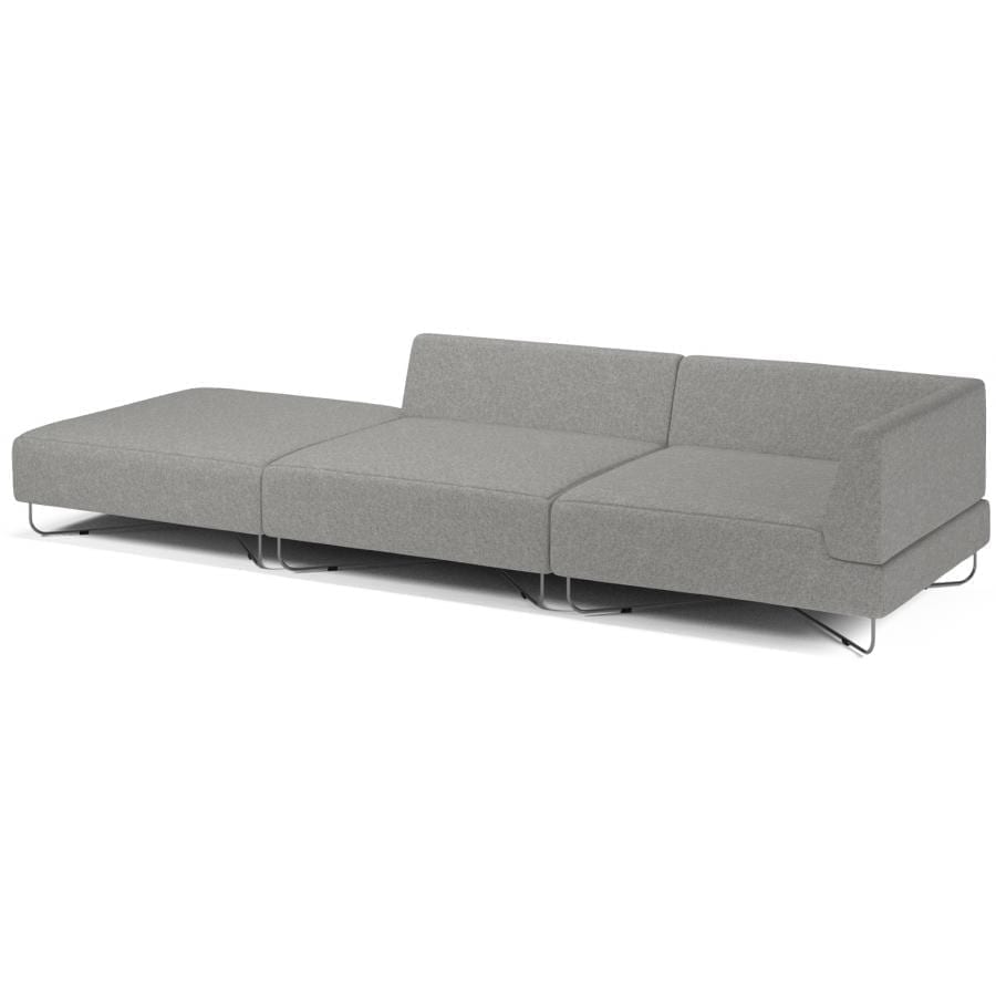 ORLANDO 3 units sofa with open end-10051