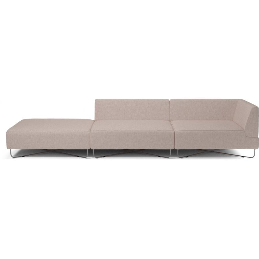 ORLANDO 3 units sofa with open end-10053