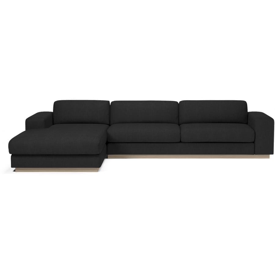 Sepia 4 seater sofa with chaise longue-10221