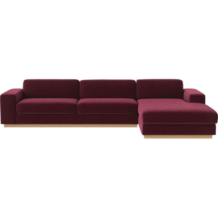 Sepia 4 seater sofa with chaise longue-10225