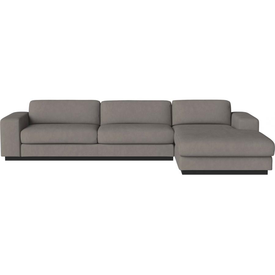 Sepia 4 seater sofa with chaise longue-10227