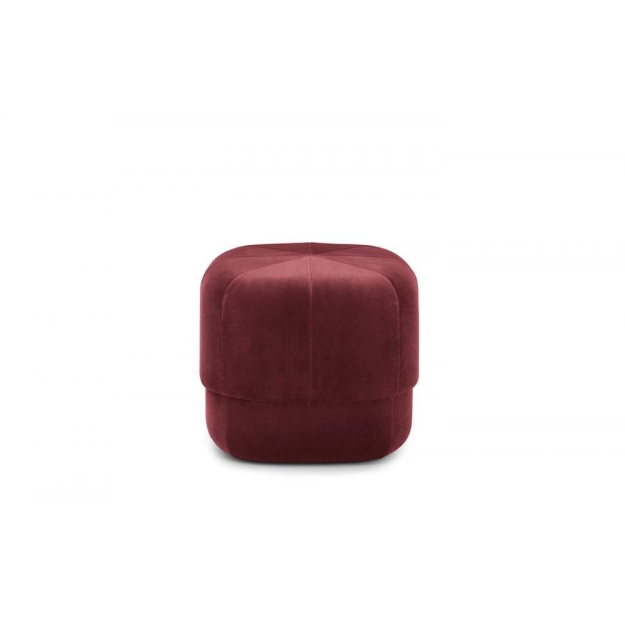 Circus Pouf Small -Dark red-0