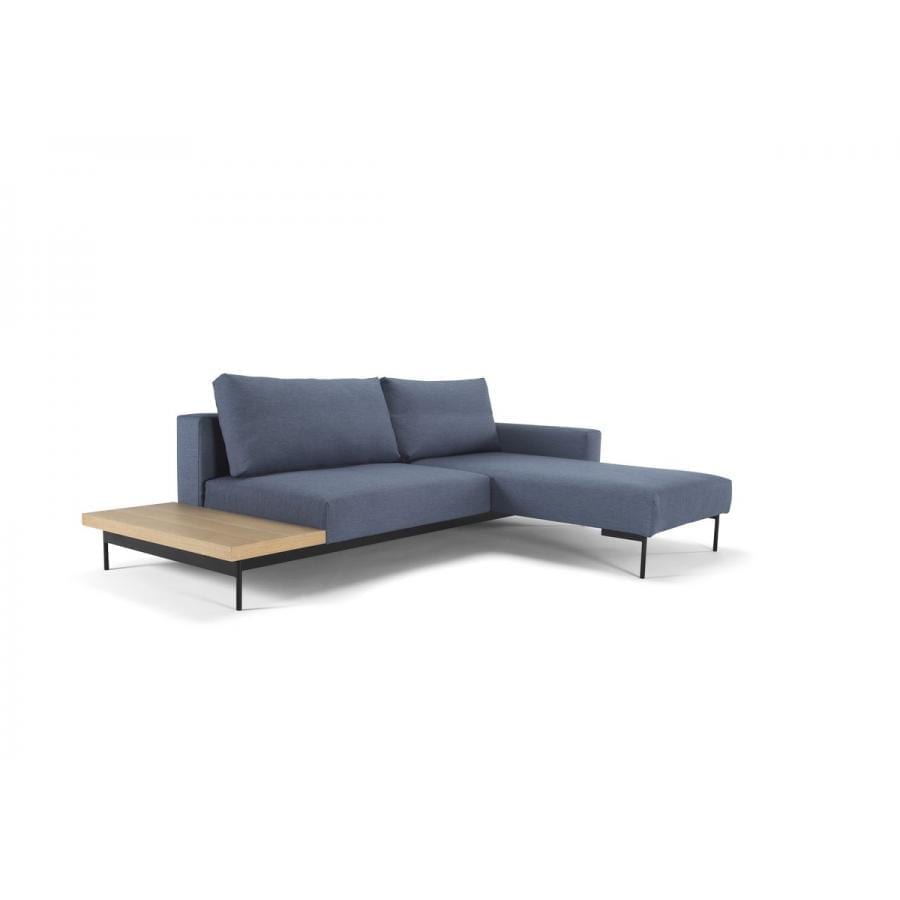 BRAGI Sofa with side table - 140x200-21810