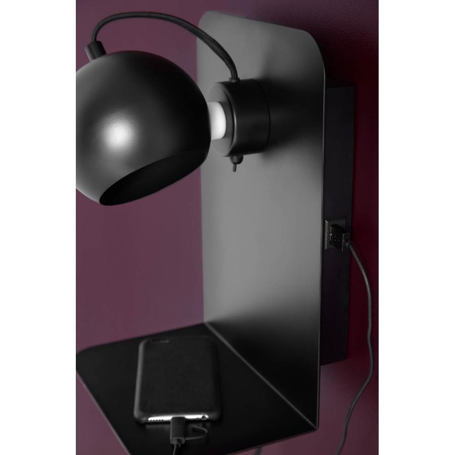 BALL Wall lamp with built-in USB-23801