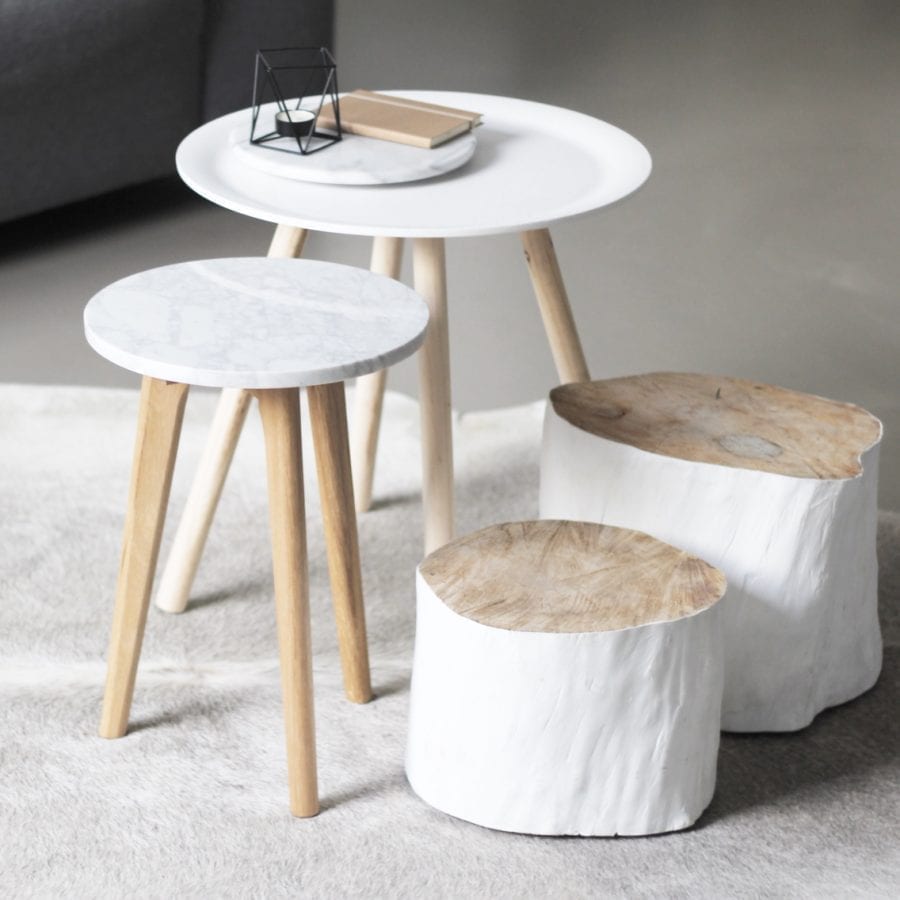 WHITE STONE Side table-0
