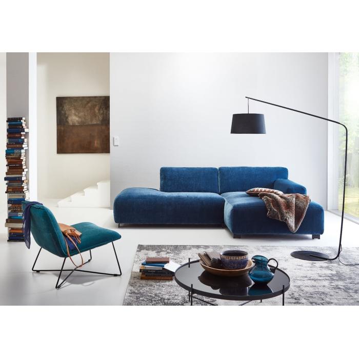 ZEUS Modular sofa with open end and chaise longue-0