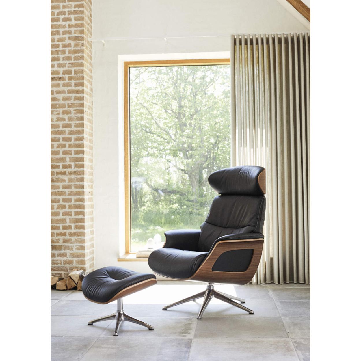 Flexlux Clement leather relax chair // Clement bőr relax fotel