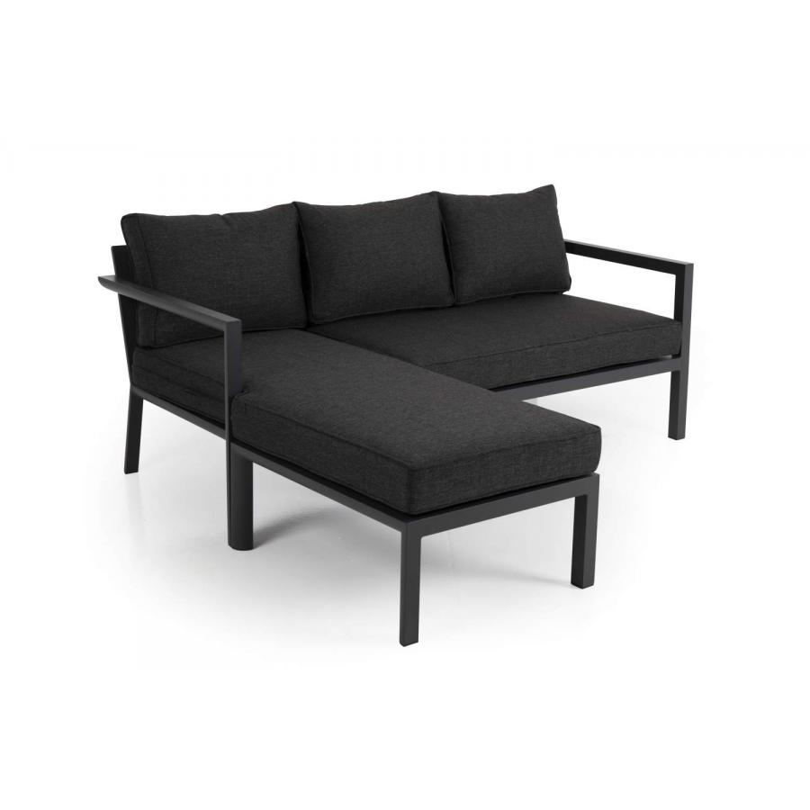 Brafab Delia outdoor divan sofa dark grey/kültéri lounger kanapé sötétszürke
