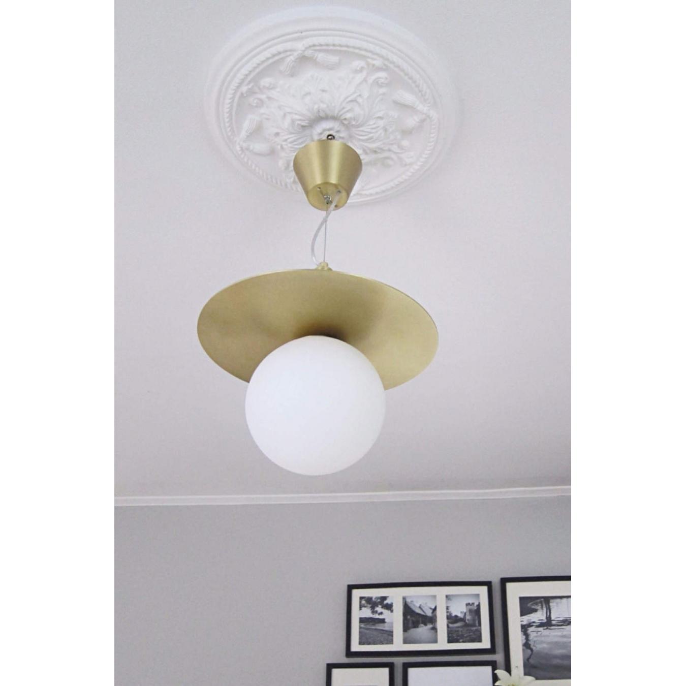Globen Lighting Art Deco pendant white // Art Deco függőlámpa fehér