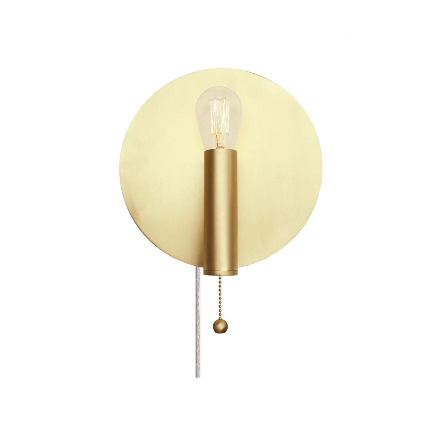 Globen Lighting Art Deco wall lamp brass // Art Deco fali lámpa réz