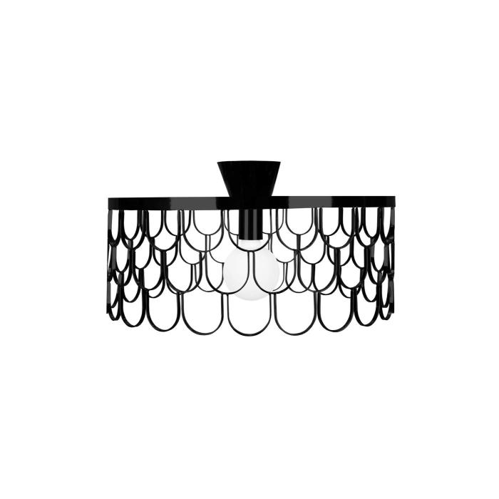 Globen-Gatsby-ceiling-lamp-black-fali-lampa-fekete