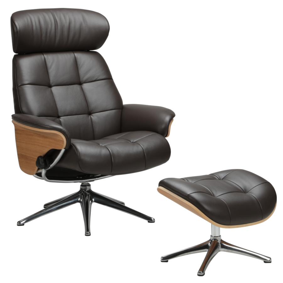 Flexlux Skagen leather relax chair // Skagen bőr relax fotel