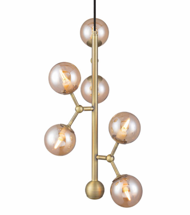 Halo-Design-Atom-vertical-chandelier-brass-amber-vertikalis-fuggolampa-sargarez-gyomber