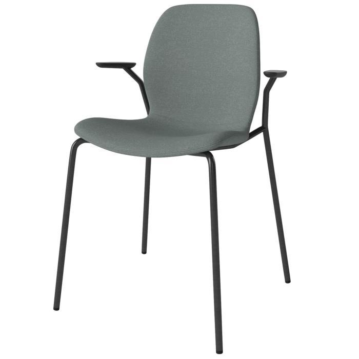Bolia Seed upholstered dining chair with open armrest // Seed kárpitozott étkezőszék kartámlával