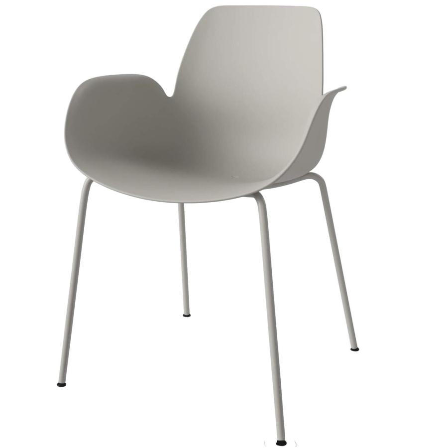 Bolia Seed outdoor chair with armrest, grey // Seed kültéri szék karfával, szürke