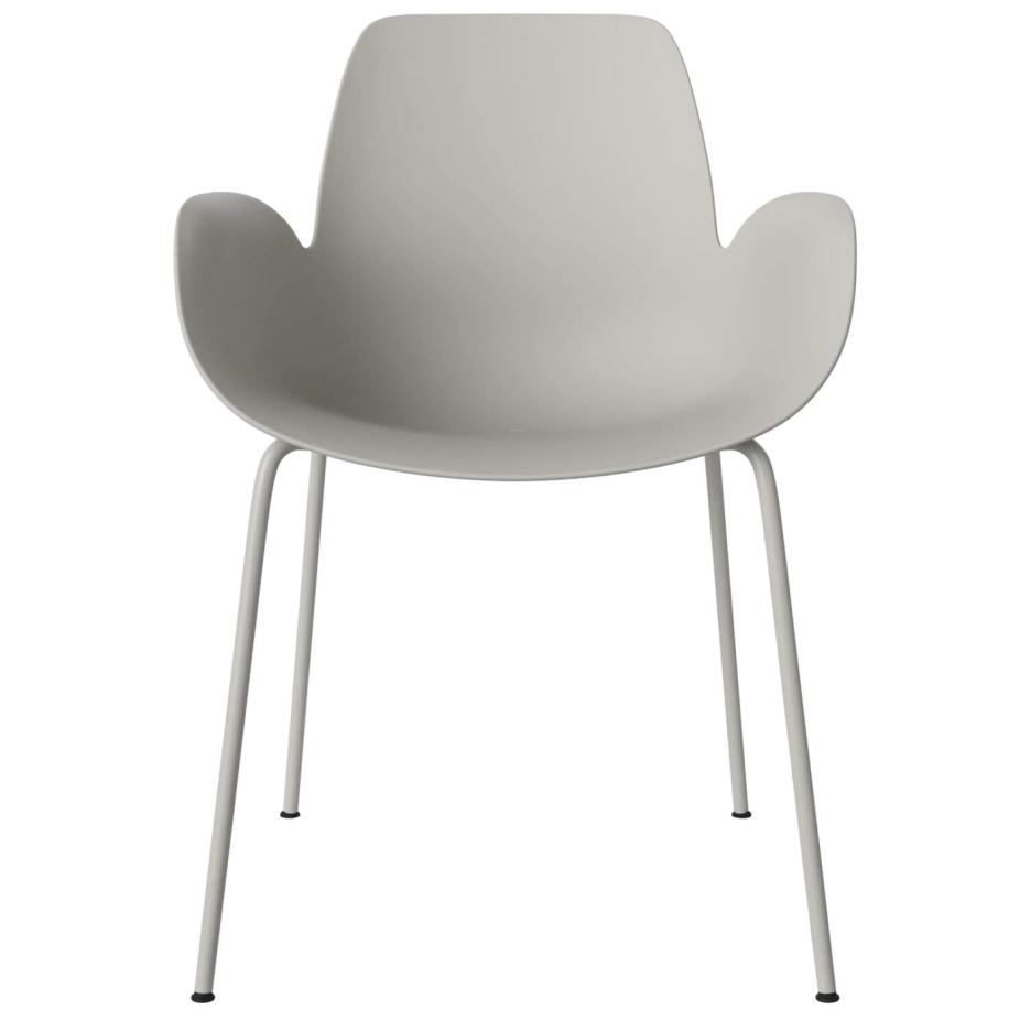 Bolia Seed outdoor chair with armrest, grey // Seed kültéri szék karfával, szürke