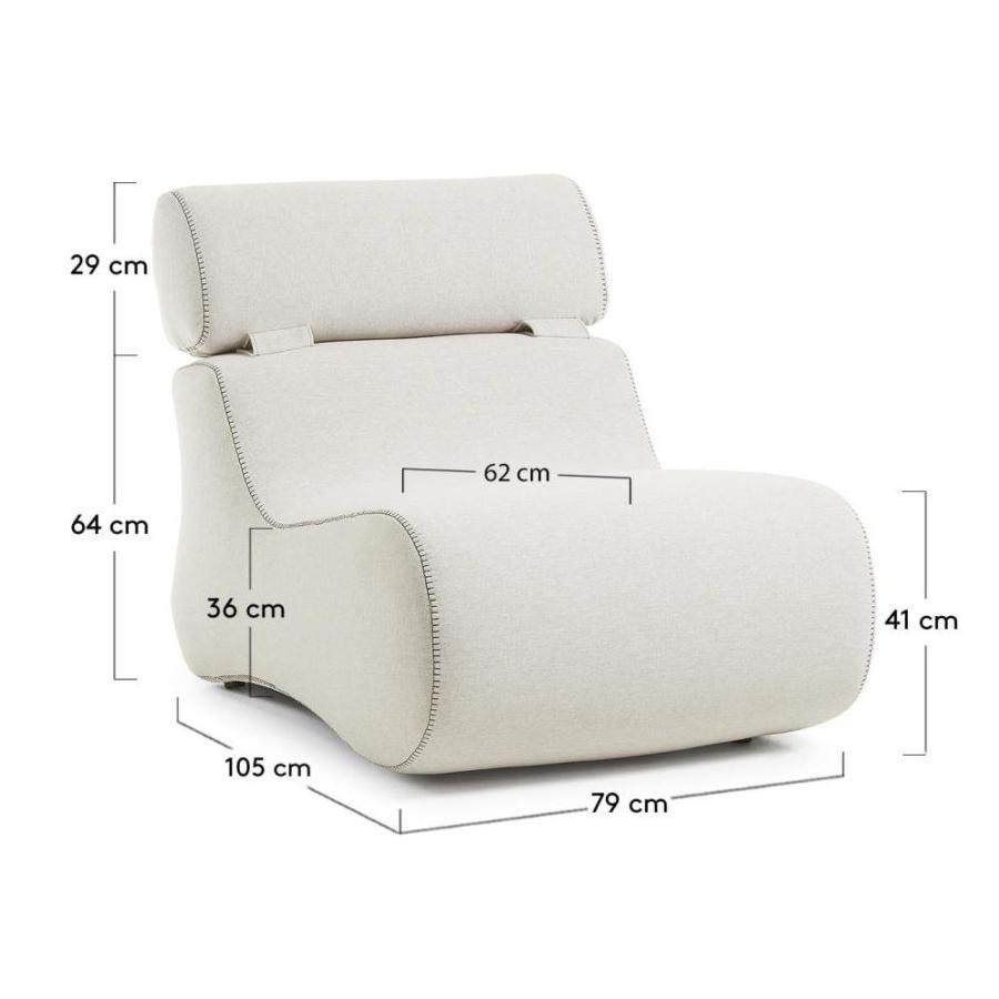 La Forma Club armchair beige // Club fotel bézs