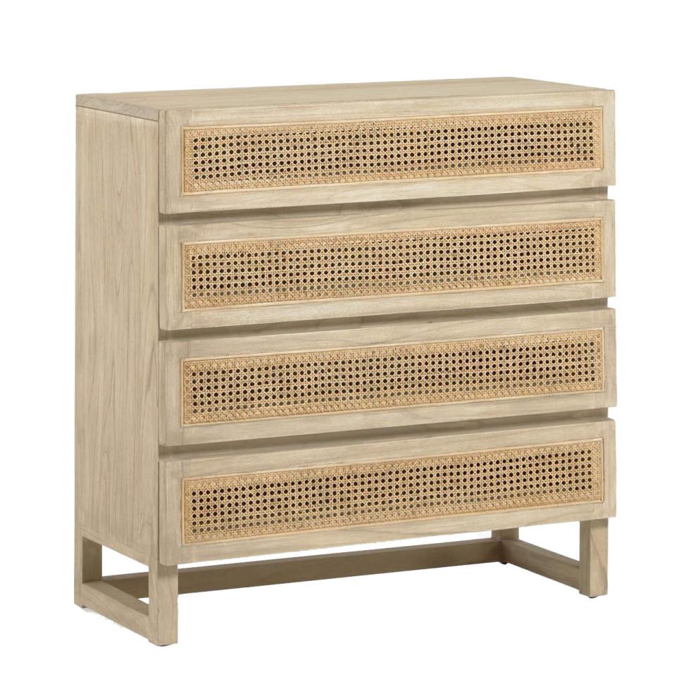 La Forma Rexit dresser with 4 drawers rattan // Rexit 4 fiókos komód rattan
