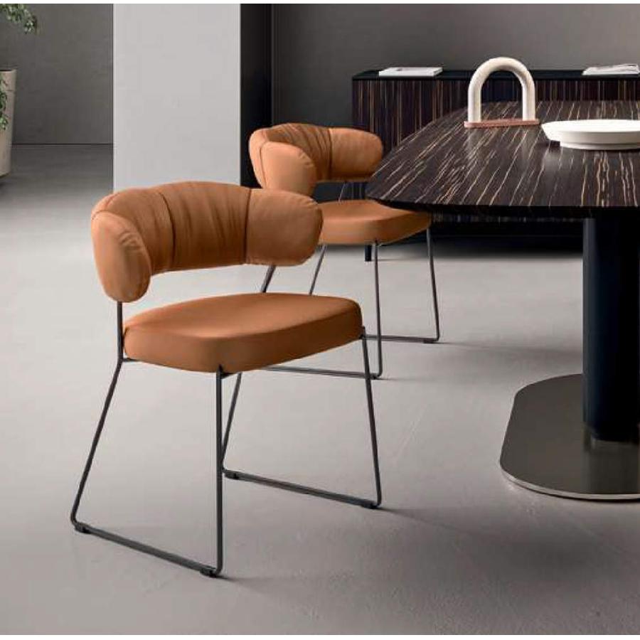 Calligaris Quadrotta upholstered dining chair // Quadrotta kárpitozott étkezőszék