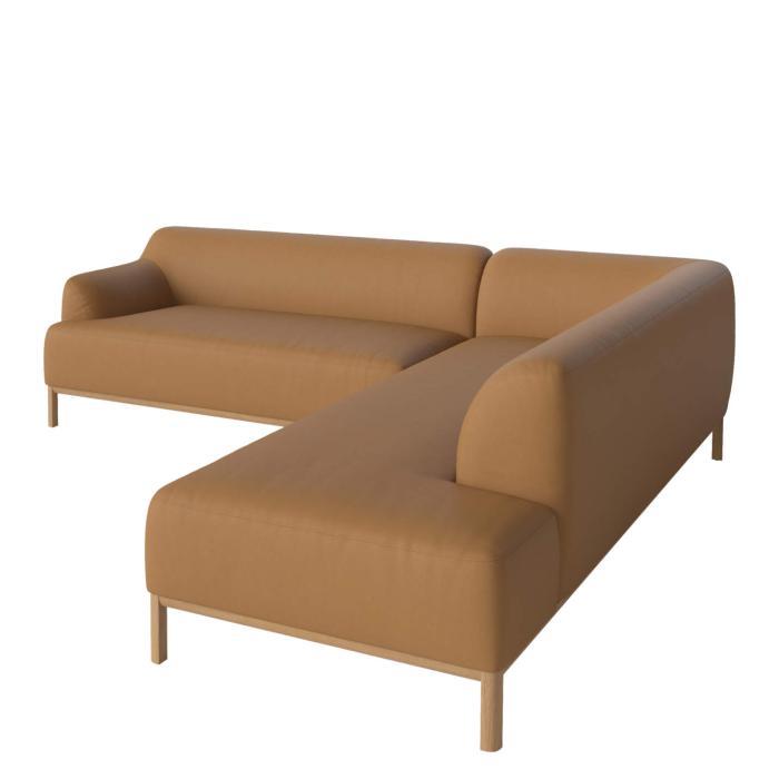 Bolia Caro 6 seater leather corner sofa // Caro 6 személyes bőr sarokkanapé