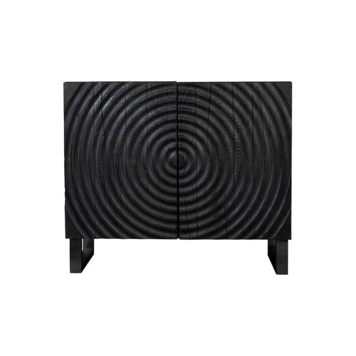 dutchbone- coals- low cabinet- black- coals – alacsony -vitrin- fekete- innoconceptdesign 1