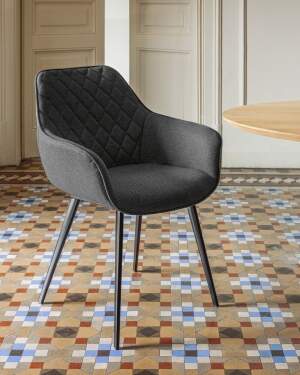 la-forma-amira- chair- fabric- dark – grey-amira – szék – szövet- sötétszürke-innoconceptdesign 7