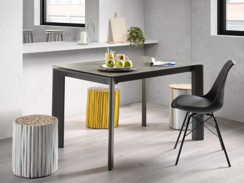 Axis extendable table grey - anthracite// Axis bővíthető asztal szürke-antracit 120 cm