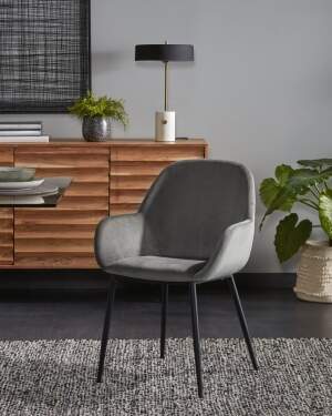la-forma-konna- chair- velvet-grey- konna- szék- bársony- szürke-innoconceptdesign 6