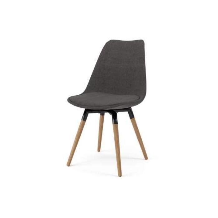 Gina Fido chair fabric anthracit black oak// Gina Fido szék szövet antracit fekete tölgy