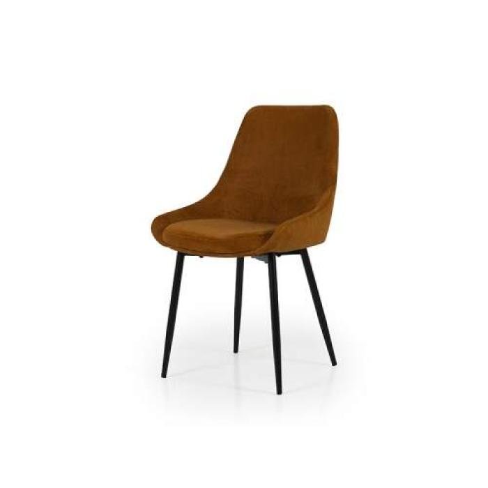 Lex corduroy chair terra brown// Lex kordbársony szék terrakotta barna