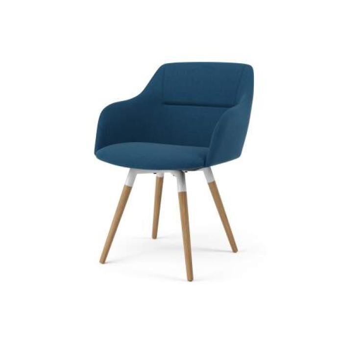 Sofia Fido chair fabric blue white oak// Sofia Fido szék szövet kék fehér tölgy