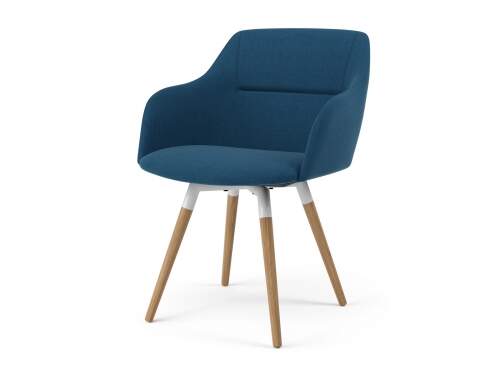 Sofia Fido chair fabric blue white oak// Sofia Fido szék szövet kék fehér tölgy