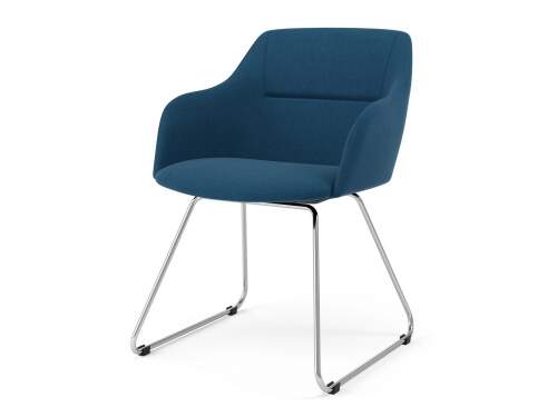 Sofia Liam chair fabric blue chrome// Sofia Liam szék szövet kék króm
