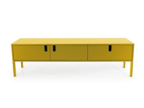 tenzo-uno-lowboard – 2 d 1 dr – yellow-uno – széles – TV – elem- sárga- innoconceptdesign – 1