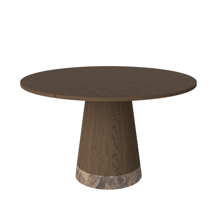 bolia-Piro-Dining-Table-O125-cm-Dark-oiled-oak-Veneer-etkezoasztal-sotet-tolgy-marvany