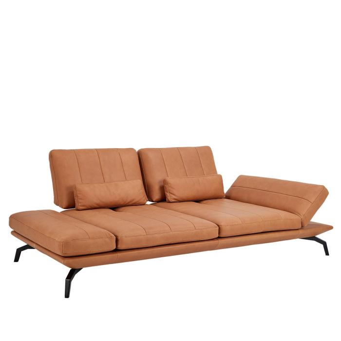 Tropea 2 seater sofa leather brown Nature 0720 2 szemelyes kanape bor barna