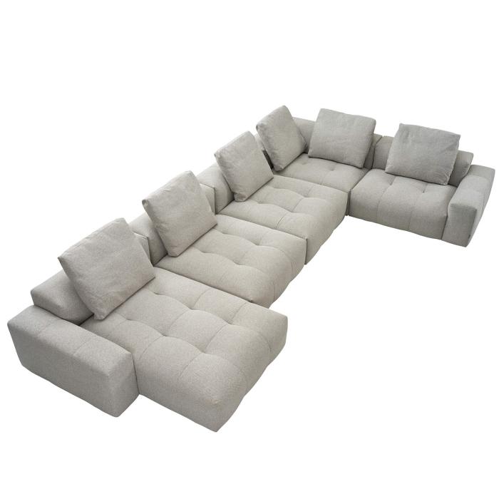 C2 furninova Gambit 6 seater sofa with chaise lounge Chl L_1.5m_1.5m_XD_CXL_R_1.5R_ Ito stone grey 6 szemelyes kanape pihenoresszel szurke innoconceptdesign 7