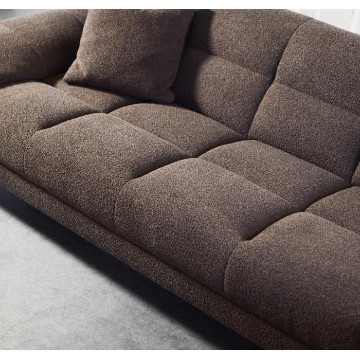 flexlux Viale 3 seater sofa with chaise longue Bormio brown interior 3 szemelyes kanape pihenoresszel barna innoconceptdesign 1