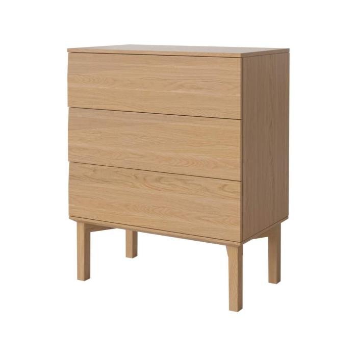 Silent dresser with 3 drawers oiled oak// Silent komód 3 fiókkal olajozott tölgy