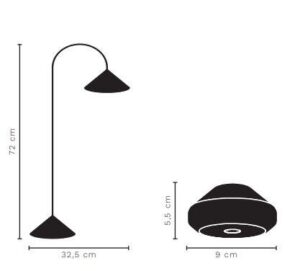Grasp portable lamp 72 solid brass// Grasp hordozható lámpa réz