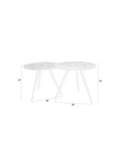 Webster side table set// Webster lerakóasztal szett